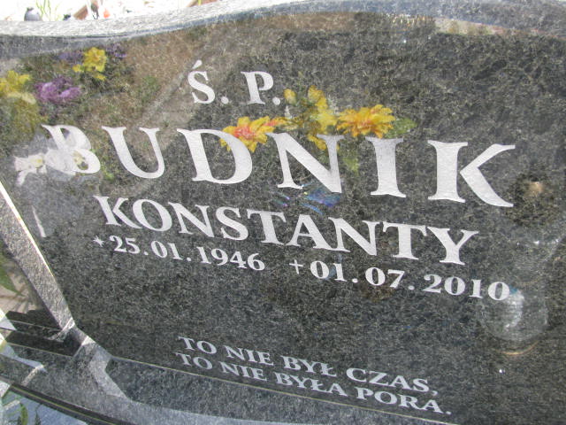 Konstanty Budnik 1946 Bydgoszcz - Grobonet - Wyszukiwarka osób pochowanych