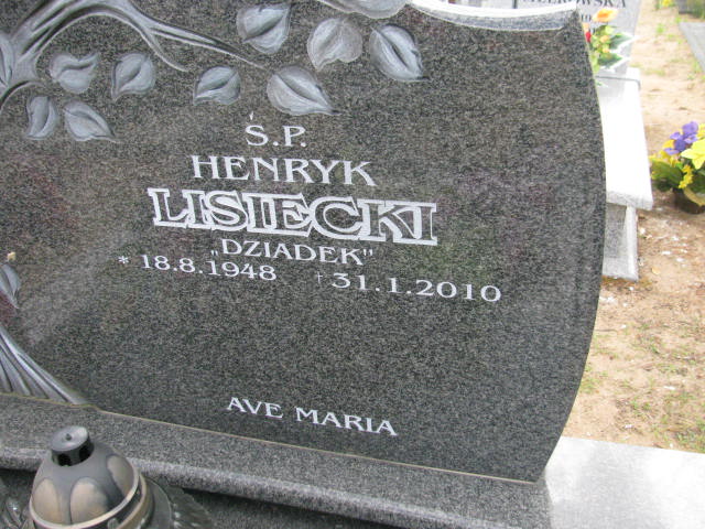 Henryk Lisiecki 1948 Bydgoszcz - Grobonet - Wyszukiwarka osób pochowanych
