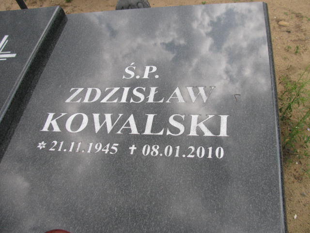 Zdzisław Kowalski 1945 Bydgoszcz - Grobonet - Wyszukiwarka osób pochowanych