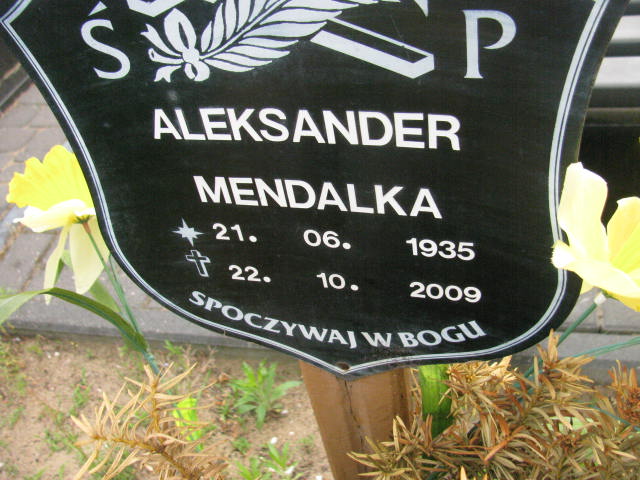 Aleksander Mendalka 1935 Bydgoszcz - Grobonet - Wyszukiwarka osób pochowanych