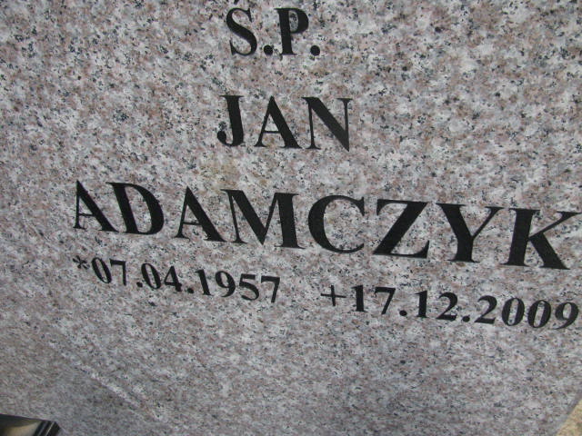 Jan Adamczyk 1957 Bydgoszcz - Grobonet - Wyszukiwarka osób pochowanych