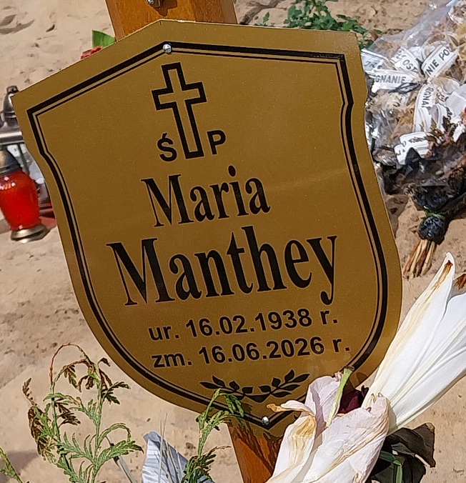 Maria Manthey 1938 Bydgoszcz - Grobonet - Wyszukiwarka osób pochowanych