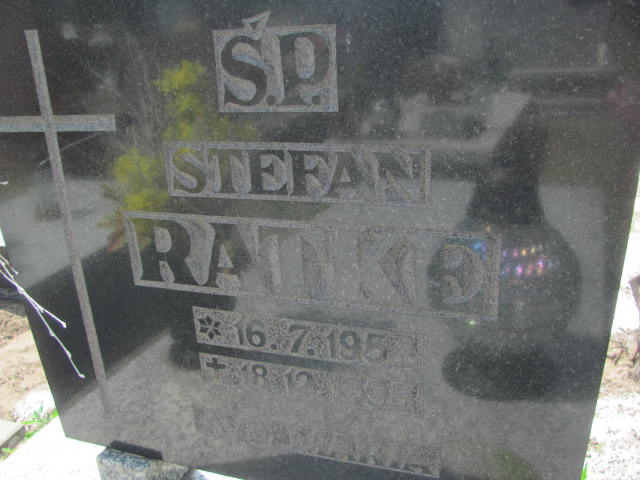 Stefan Ratke 1954 Bydgoszcz - Grobonet - Wyszukiwarka osób pochowanych