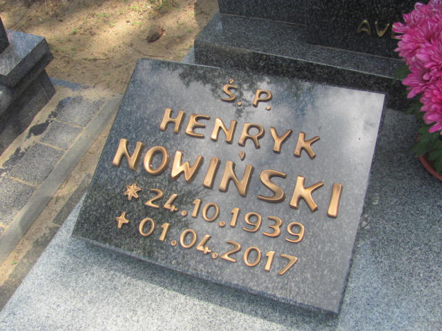 Henryk Nowiński 1939 Bydgoszcz - Grobonet - Wyszukiwarka osób pochowanych