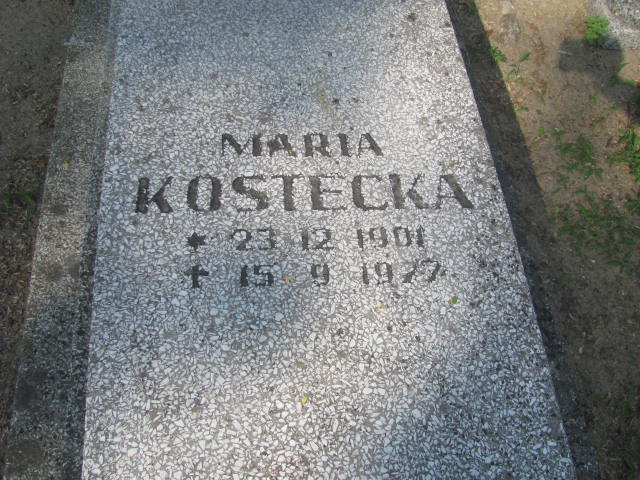 Maria Kostecka 1907 Bydgoszcz - Grobonet - Wyszukiwarka osób pochowanych