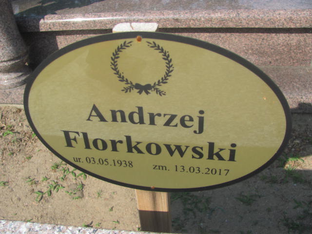 Andrzej Florkowski 1938 Bydgoszcz - Grobonet - Wyszukiwarka osób pochowanych