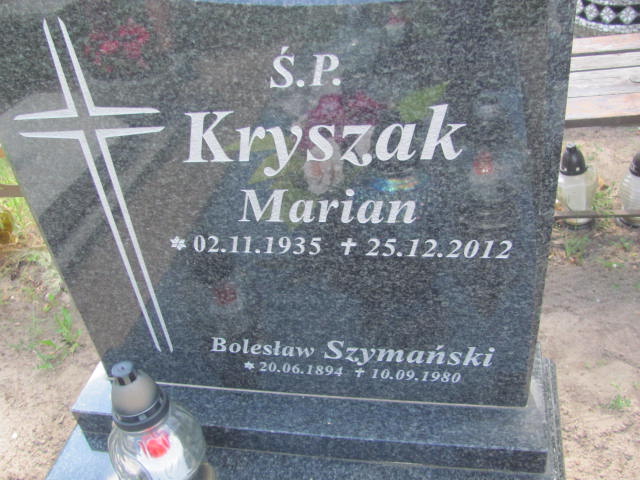 Marian Kryszak 1935 Bydgoszcz - Grobonet - Wyszukiwarka osób pochowanych