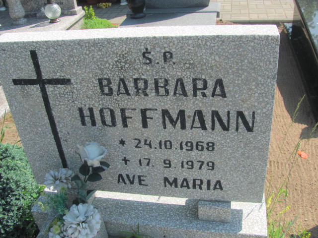 Barbara Hoffmann 1968 Bydgoszcz - Grobonet - Wyszukiwarka osób pochowanych