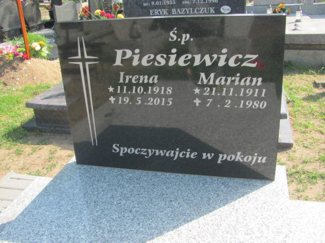 Marian Piesiewicz 1911 Bydgoszcz - Grobonet - Wyszukiwarka osób pochowanych