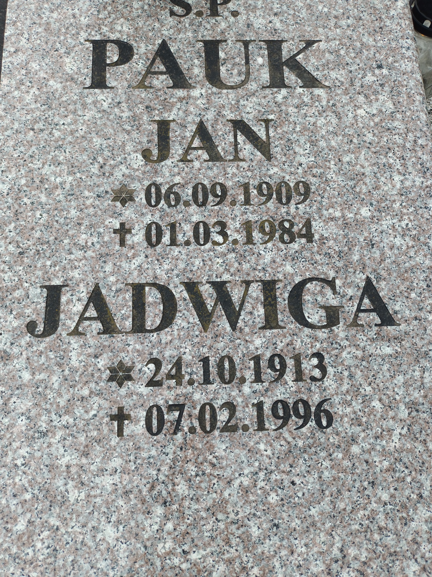 Grób Jan Pauk