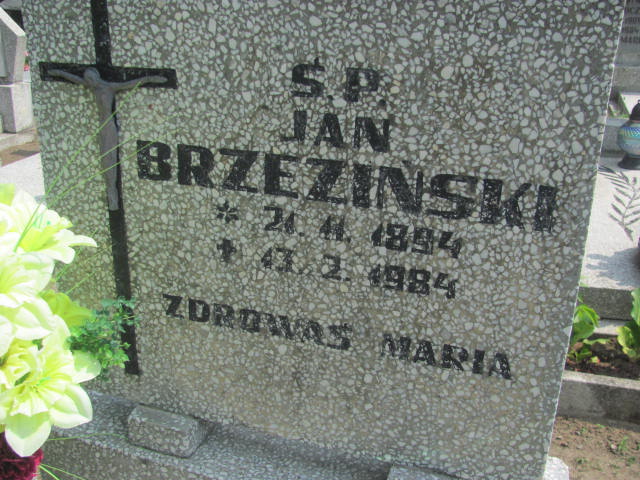 Jan Brzeziński 1894 Bydgoszcz - Grobonet - Wyszukiwarka osób pochowanych