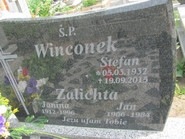 Stefan Winconek 1932 Bydgoszcz - Grobonet - Wyszukiwarka osób pochowanych