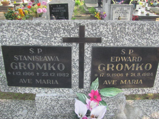 Stanisława Gromko 1906 Bydgoszcz - Grobonet - Wyszukiwarka osób pochowanych