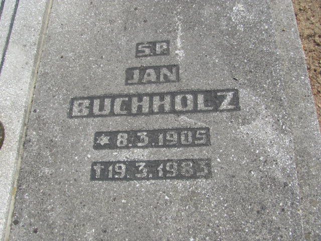 Jan Buchholz 1929 Bydgoszcz - Grobonet - Wyszukiwarka osób pochowanych