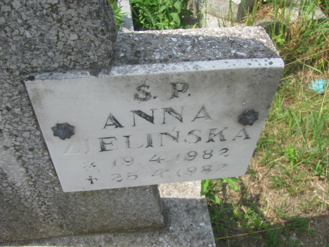 Anna Zielińska 1982 Bydgoszcz - Grobonet - Wyszukiwarka osób pochowanych