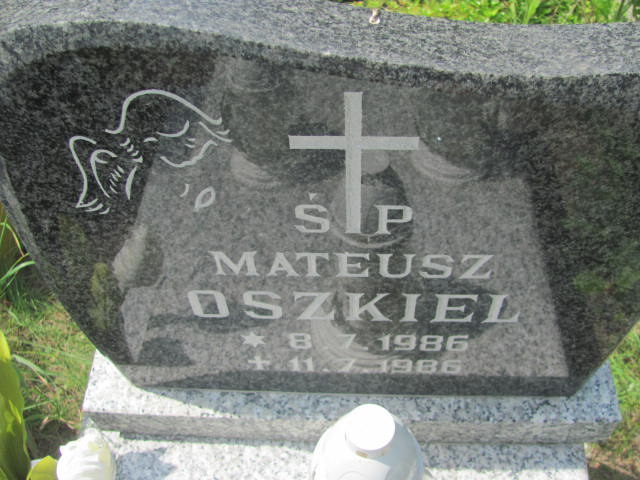 Mateusz Oszkiel 1986 Bydgoszcz - Grobonet - Wyszukiwarka osób pochowanych