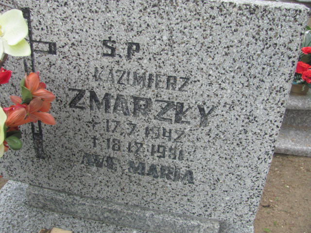 Kazimierz Zmarzły 1942 Bydgoszcz - Grobonet - Wyszukiwarka osób pochowanych