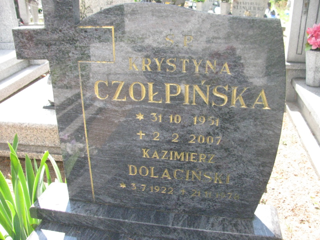 Kazimierz Dolaciński 1922 Bydgoszcz - Grobonet - Wyszukiwarka osób pochowanych