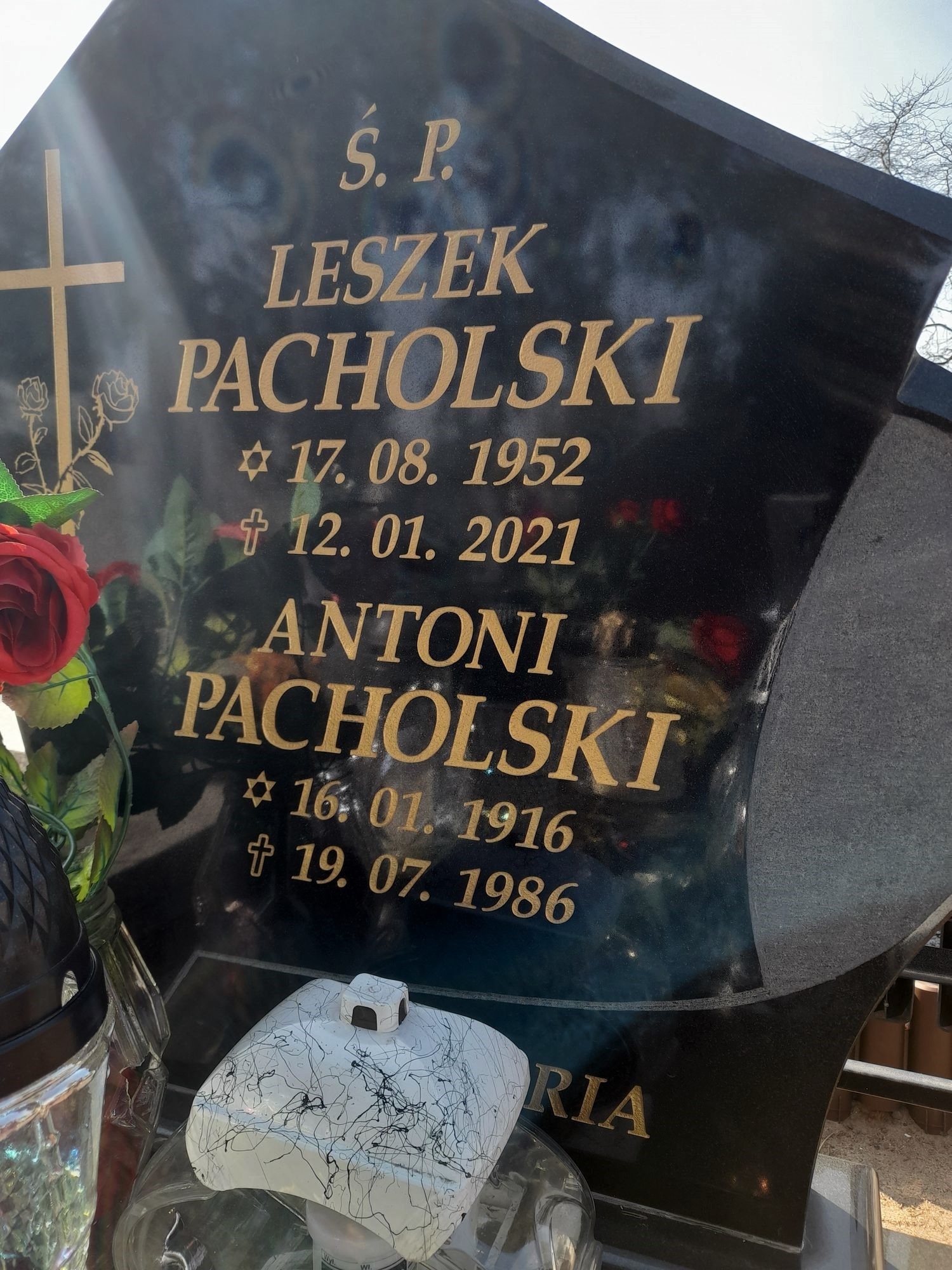 Grób Antoni Pacholski