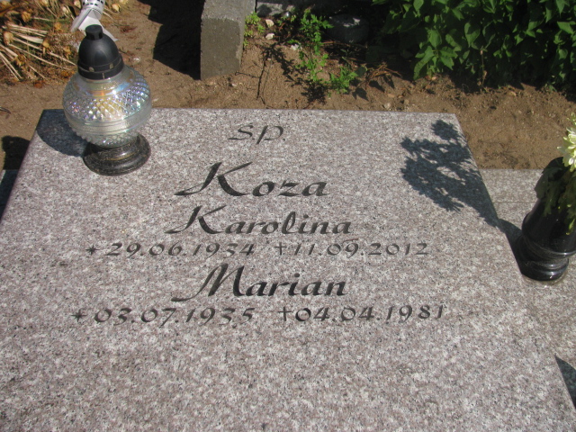 Marian Koza 1935 Bydgoszcz - Grobonet - Wyszukiwarka osób pochowanych