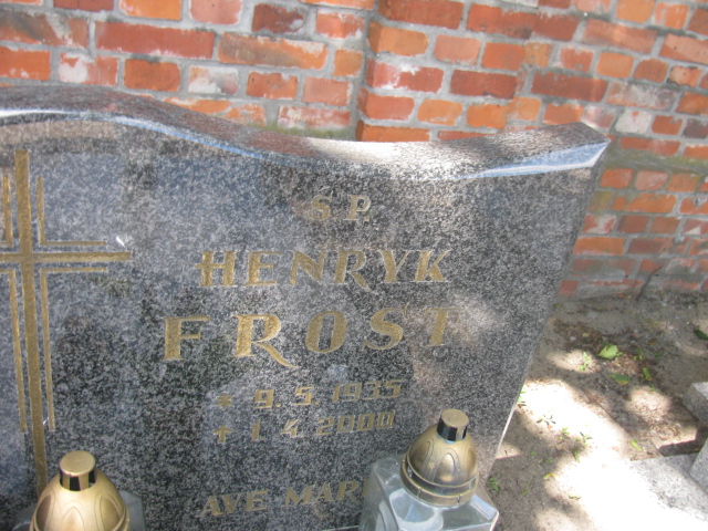 Henryk Frost 1935 Bydgoszcz - Grobonet - Wyszukiwarka osób pochowanych