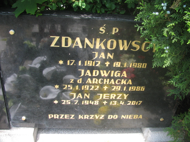 Jan Zdankowski 1912 Bydgoszcz - Grobonet - Wyszukiwarka osób pochowanych