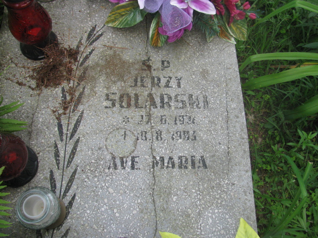 Jerzy Solarski 1921 Bydgoszcz - Grobonet - Wyszukiwarka osób pochowanych
