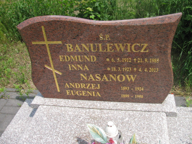 Inna Banulewicz 1923 Bydgoszcz - Grobonet - Wyszukiwarka osób pochowanych