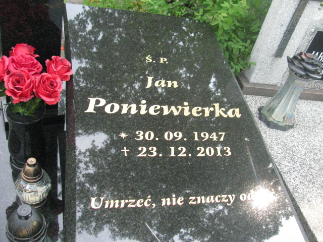 Jan Poniewierka 1947 Bydgoszcz - Grobonet - Wyszukiwarka osób pochowanych