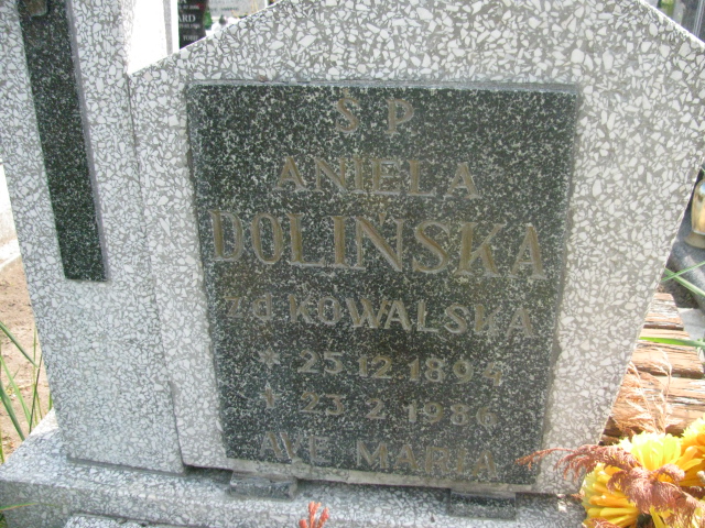 Aniela Dolińska 1894 Bydgoszcz - Grobonet - Wyszukiwarka osób pochowanych