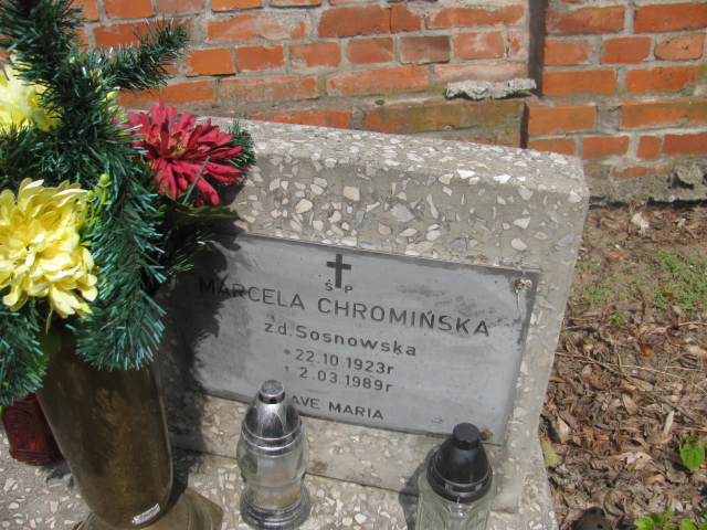 Grób Marcela Chromińska