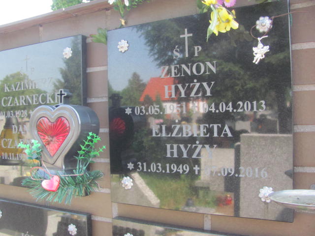 Zenon Hyży 1951 Bydgoszcz - Grobonet - Wyszukiwarka osób pochowanych