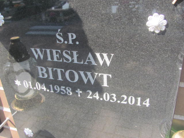 Wiesław Bitowt 1958 Bydgoszcz - Grobonet - Wyszukiwarka osób pochowanych