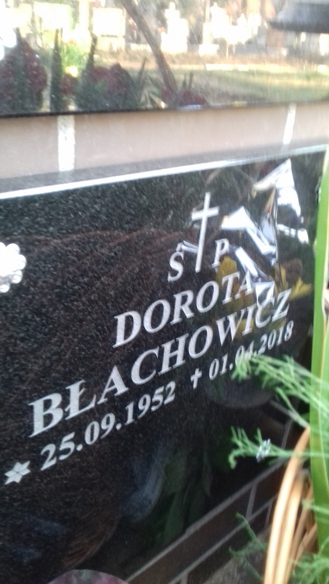 Dorota Błachowicz 1952 Bydgoszcz - Grobonet - Wyszukiwarka osób pochowanych