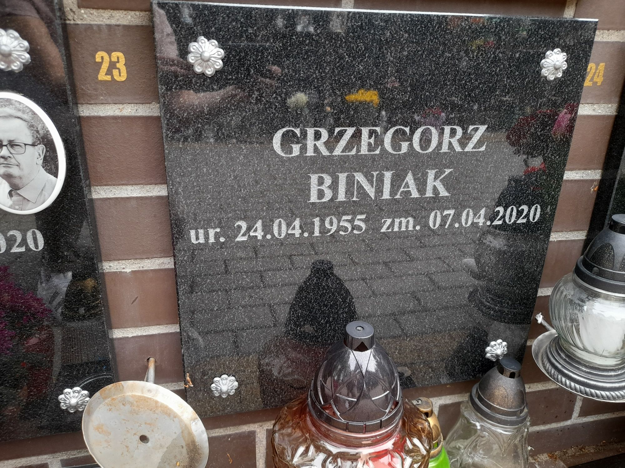 Grób Grażyna Biniak