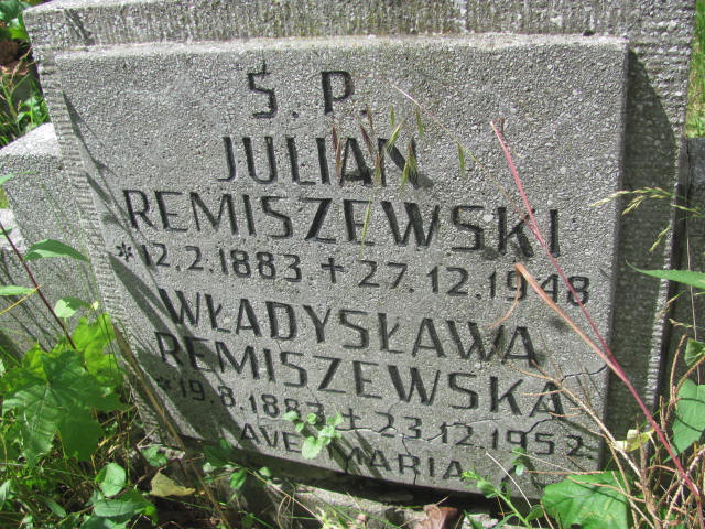 Władysława Remiszewska 1883 Bydgoszcz - Grobonet - Wyszukiwarka osób pochowanych