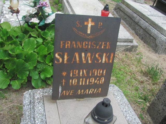 Franciszek Sławski 1901 Bydgoszcz - Grobonet - Wyszukiwarka osób pochowanych