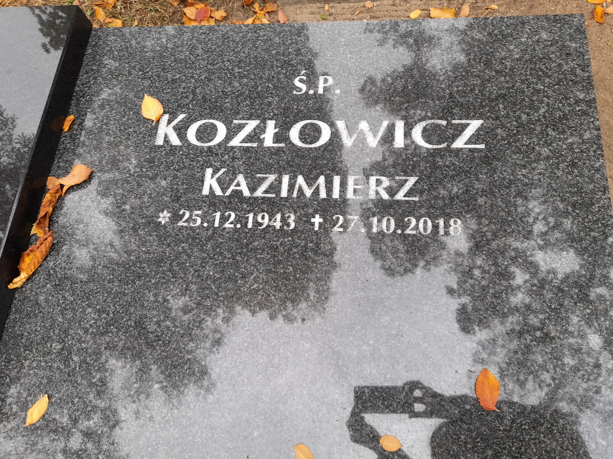 Kazimierz Kozłowicz 1943 Bydgoszcz - Grobonet - Wyszukiwarka osób pochowanych