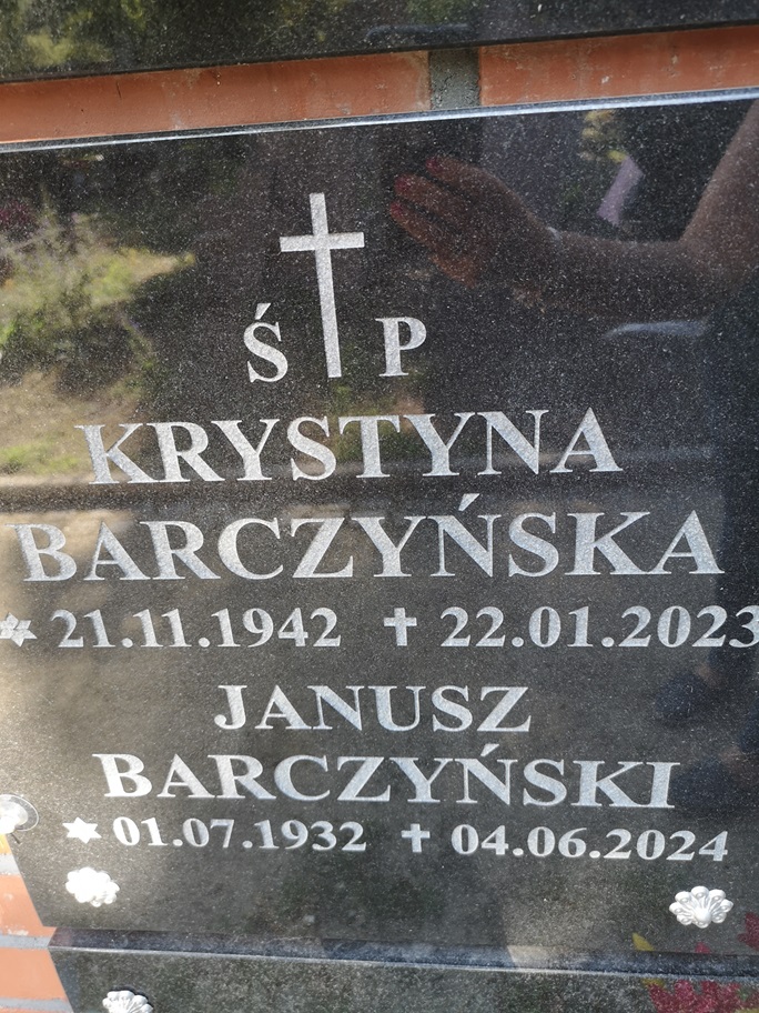 Krystyna Barczyńska 1942 Bydgoszcz - Grobonet - Wyszukiwarka osób pochowanych