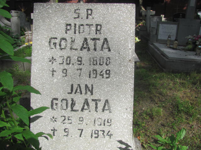 Piotr Gołata 1888 Bydgoszcz - Grobonet - Wyszukiwarka osób pochowanych