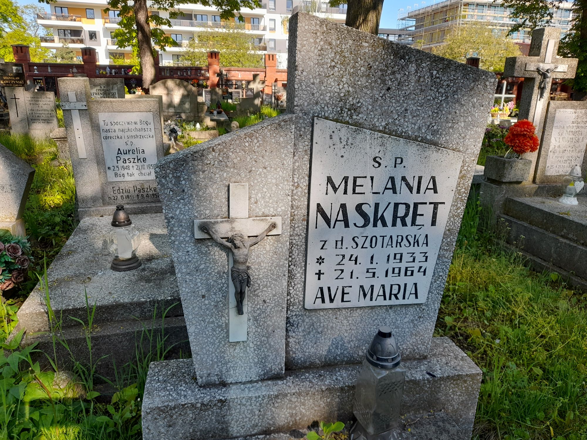Melania Naskręt 1933 Bydgoszcz - Grobonet - Wyszukiwarka osób pochowanych