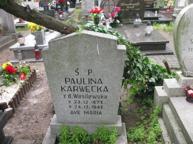 Paulina Karwecka 1873 Bydgoszcz - Grobonet - Wyszukiwarka osób pochowanych