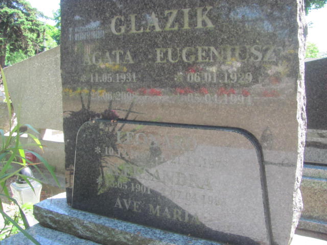 Leonard Glazik 1897 Bydgoszcz - Grobonet - Wyszukiwarka osób pochowanych