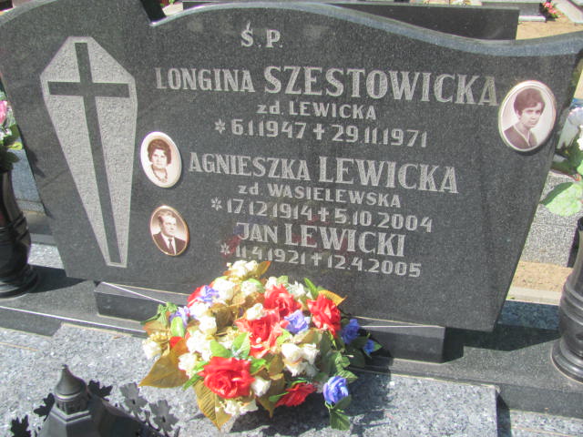 Agnieszka Lewicka 1914 Bydgoszcz - Grobonet - Wyszukiwarka osób pochowanych