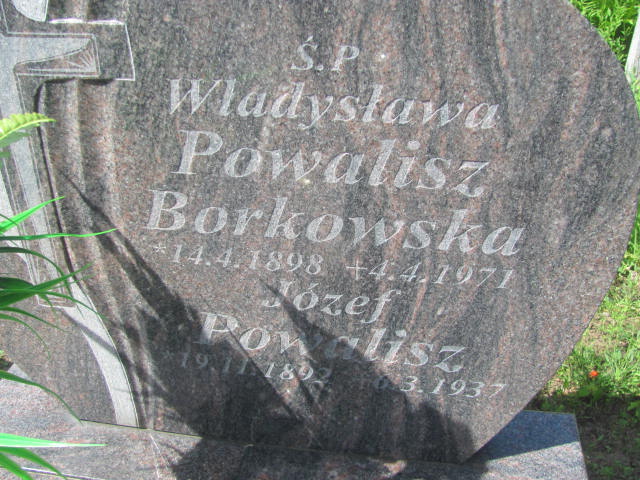 Józef Powalisz 1892 Bydgoszcz - Grobonet - Wyszukiwarka osób pochowanych