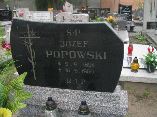 Józef Popowski 1891 Bydgoszcz - Grobonet - Wyszukiwarka osób pochowanych