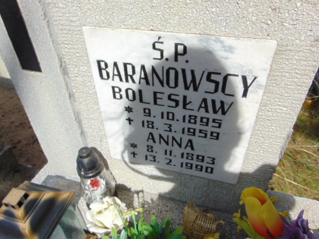 Bolesław Baranowski 1895 Bydgoszcz - Grobonet - Wyszukiwarka osób pochowanych