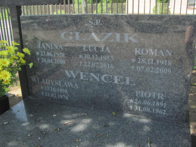 Piotr Wencel 1891 Bydgoszcz - Grobonet - Wyszukiwarka osób pochowanych