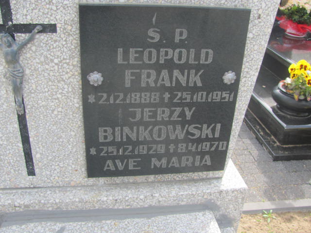 Jerzy Binkowski 1929 Bydgoszcz - Grobonet - Wyszukiwarka osób pochowanych