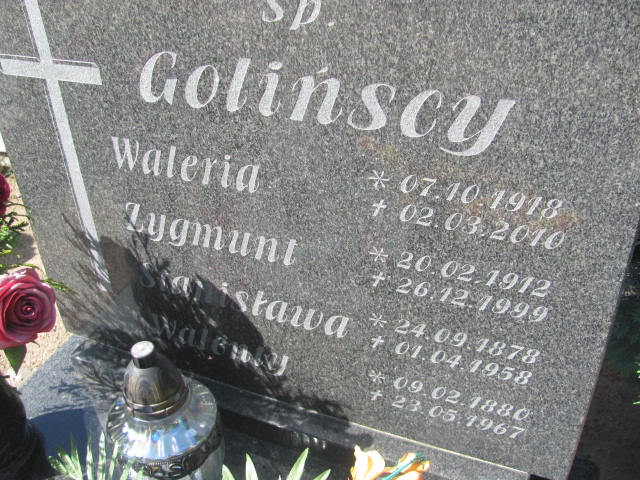 Stanisława Golińska 1878 Bydgoszcz - Grobonet - Wyszukiwarka osób pochowanych